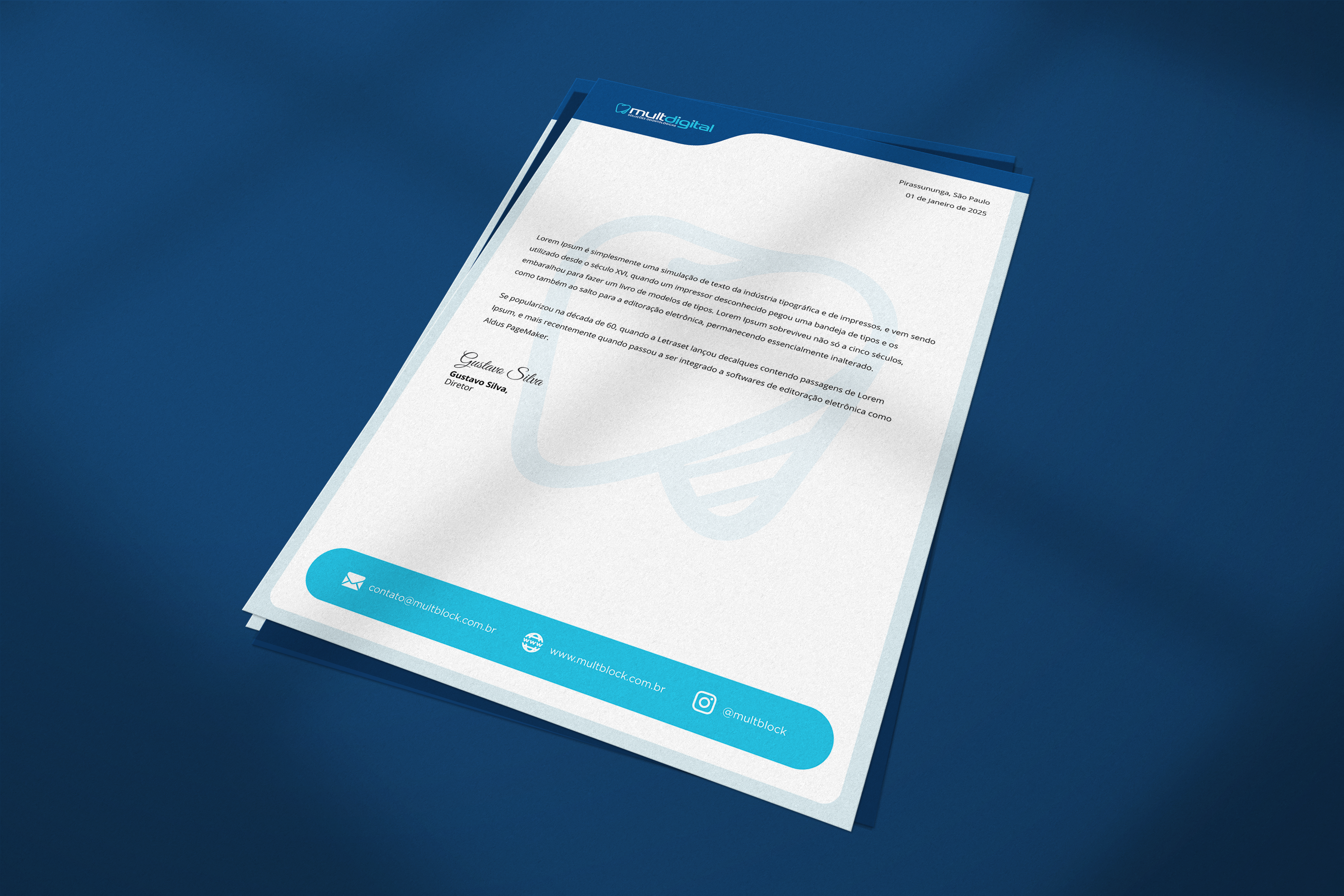 Papel Timbrado Mockup